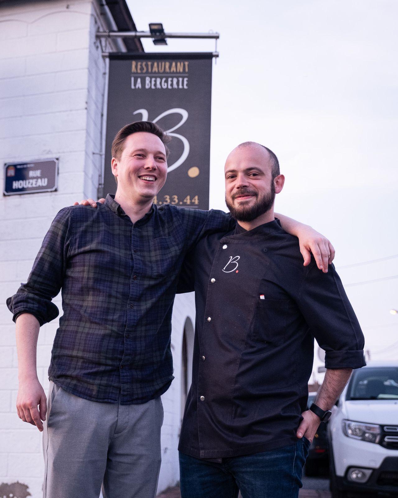 Ben et Constantin, les patrons de La Bergerie à Hyon